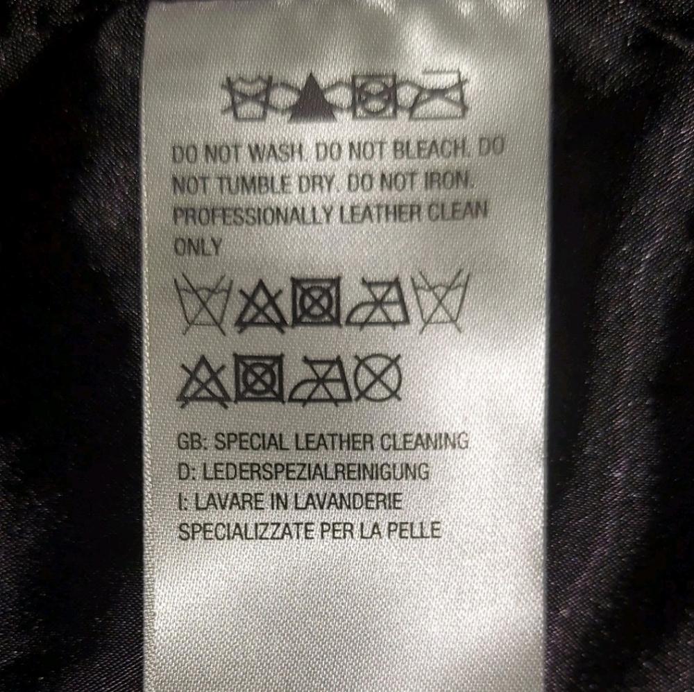 American Leather Co. Sz 16 Soft Leather Moto Jacket Black QVC Retail $319 - Picture 13 of 15